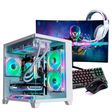Imagem de PC Gamer Completo Ryzen 5 5500, RTX 3050, 16GB DDR4, SSD 480GB, 600W 80 Plus, PNZKOB1O-E