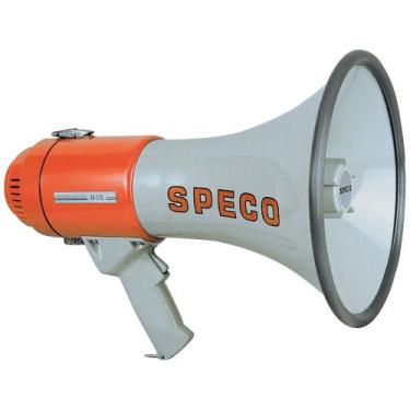 Imagem de Megafone Speco ER370 Deluxe com sirene - Vermelho/Cinza - 16W