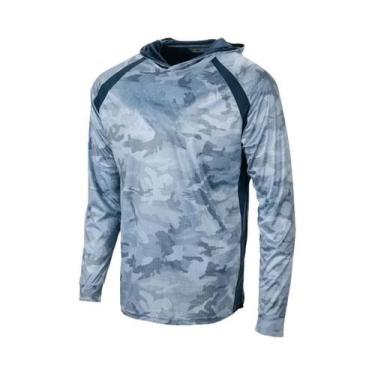 Imagem de Camisa De Pesca Masculina De Manga Longa Com Proteção UV Respirável Eq