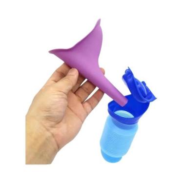 Imagem de Balde De Urina Portátil Reutilizável Para Viagem, Sanitário De Emergên