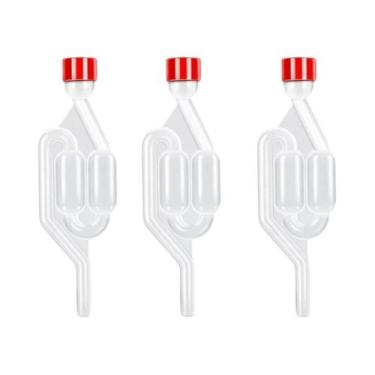 Imagem de Fermentador De Ar S-Shape Para Cerveja Artesanal Com Tampas De Grau Al