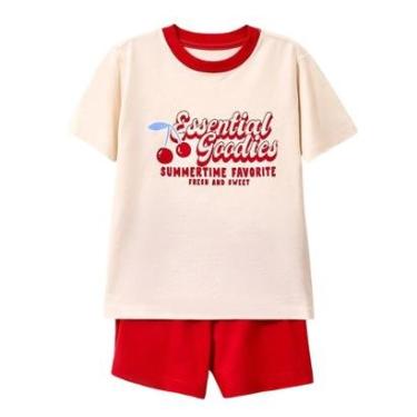 Imagem de Pijama Infantil Hering Roxo Menina Curto Com Estampa-Feminino