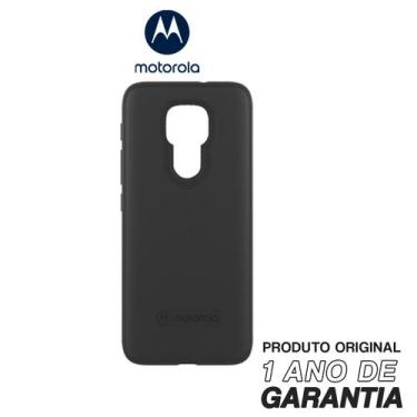 Imagem de Capa Protetora Original Motorola Anti Impacto - Moto E7 Plus Preto