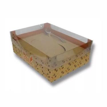 Imagem de Caixa encanto g doce pascoa 3x1 kraft (4210) com 6 unidades ideia - ID