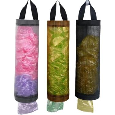 Imagem de Organizador de Sacolas Plásticas, Porta Sacolas Plásticas de Cozinha ou Banheiro (Laranja)