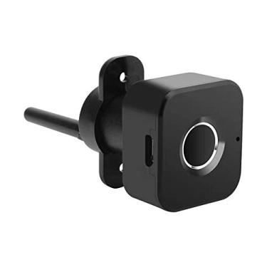 Imagem de Trava de Impressão Digital para Gaveta Inteligente - Protetor contra Roubos Armário Arquivos Escritório com Bateria Reca