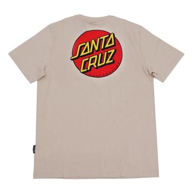 Imagem de Camiseta Santa Cruz Classic Dot Line - Caqui-Masculino