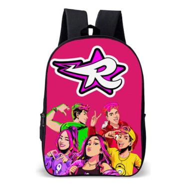 Imagem de Mochila Infantil Escolar Simples Tema Rosas Do Tropa Lançamento - Use 