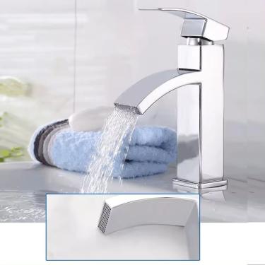 Imagem de Kit 2 Torneira Monocomando Misturador Quente /Frio Banheiro Cuba, Pia, Lavabo Fc-77