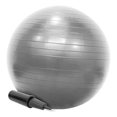 Imagem de Bola Pilates Suíça 55Cm Com Bomba Yoga Abdominais 200Kg Cor