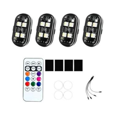 Imagem de Luz Estroboscópica LED Sem Fio Para Carro, Moto, Bicicleta, Drone, Sco