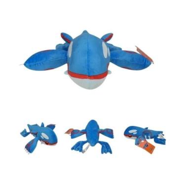 Imagem de Brinquedo De Pelúcia Brilhante Kyogre, Baleia Kawaii Antiga, Boneco De