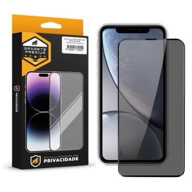 Imagem de Película Para Iphone Xr - Defender Pro Privacidade - Preta - Gshield