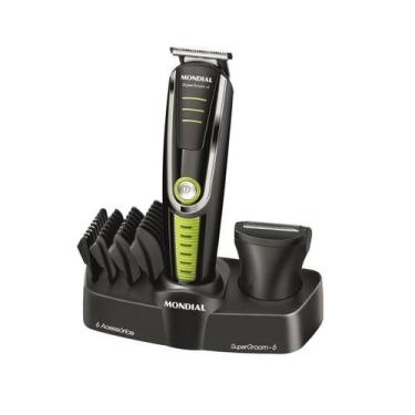 Imagem de Aparador de pelos mondialsupergroom 6 preto bivolt  bg-04