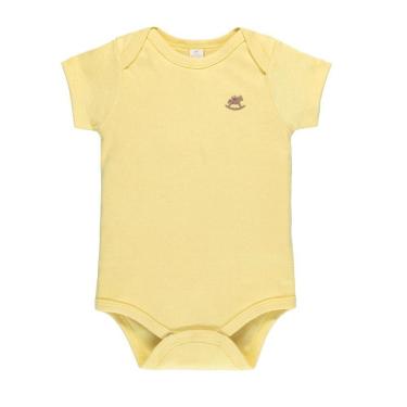 Imagem de Body Bebê Menina Básico Suedine Amarelo Up Baby-Feminino