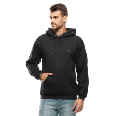 Imagem de Blusa de Moletom Canguru VLCS Minimalista - VLCS - Violações, Preto, P