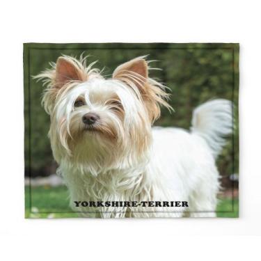 Imagem de Manta, Cobertor Fleece Estampado Para Pet, Yorkshare-terrier - fantasi