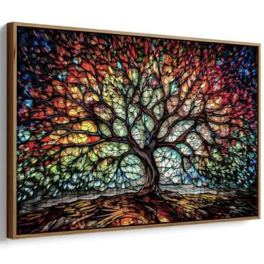 Imagem de Quadro Árvore da Vida em Cores Radiantes Eternas - Mioquadros, 60x40 c