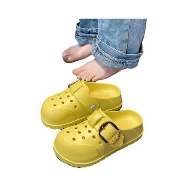 Imagem de Sandálias Femininas Impermeáveis De Verão Com Sola Macia, Chinelos De 