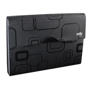 Imagem de Pasta Sanfonada A4 Dello Smile 12 Divisórias 6070 Preta