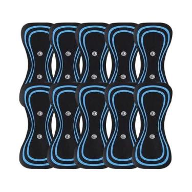 Imagem de Massageador Elétrico Portátil Mini Para Pescoço E Costas Com 10 Adesiv