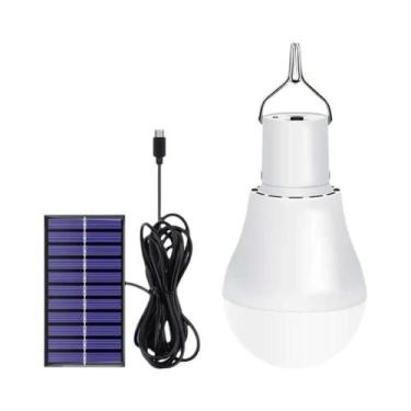 Imagem de Lâmpada Solar LED 15W USB 5V Portátil Para Acampamento, Barraca E Pesc