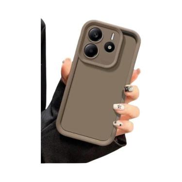 Imagem de Capa De Silicone Fosca Para Xiaomi Redmi Note 14 4G 5G Com Protetor De