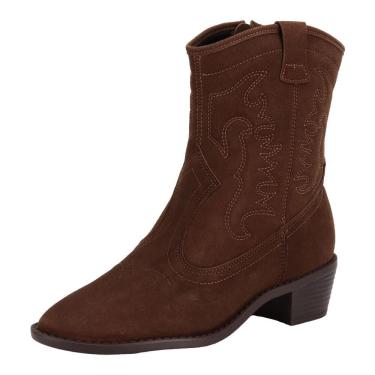Imagem de Bota Feminina Country Cano Baixo Moleca 5353201