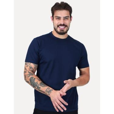 Imagem de Camiseta Aramis Masculina Mercerizedo Interlock Azul Marinho-Masculino