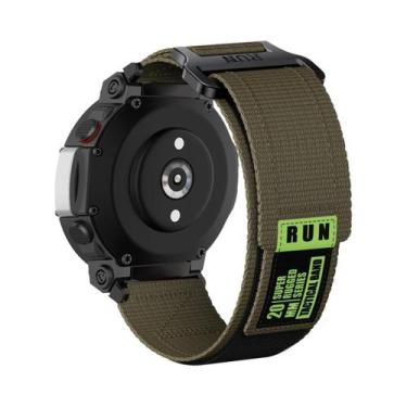 Imagem de Pulseira Tática De Nylon Para Huami Amazfit T-rex 2 3, Faixa Elástica 