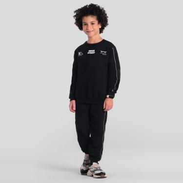 Imagem de Conjunto infantil menino em moletom Brandili-Masculino
