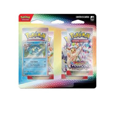 Imagem de Pokémon Evolução Prismática Jolteon Flareon Vaporeon Copag -
