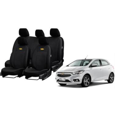 Imagem de Kit Capa de Couro Onix 2016-2019 Proteção Premium Contra Sujeira e Líq