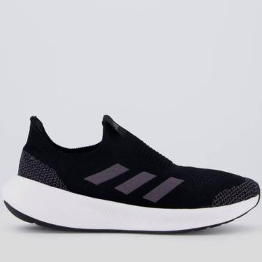 Imagem de Tênis Adidas Lite Flow Preto e Cinza, 34