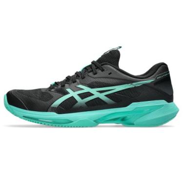 Imagem de Tênis ASICS Solution Speed Ff 4 Saibro - Masculino - Preto/Verde, 42