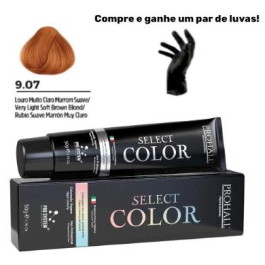 Imagem de Coloração Permanente Baixa Amônia Tinta de Tons Louro Claro, médio, do