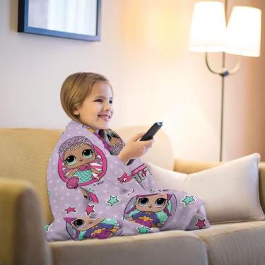 Imagem de Manta Cobertor Infantil Microfibra Lepper - 125 x 150  LOL Lilás, Esta
