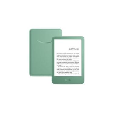 Imagem de Kindle Amazon Modelo 2024 6", 16GB, Tela Antirreflexo, Luz frontal Ajustável, Bateria de longa duração, Verde - B0CP31QS6R