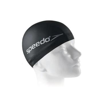 Imagem de Touca de Natação Speedo Comfort Cap 528864, Preto, Preto, Único