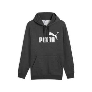 Imagem de Blusa puma ess no. 1 logo hoddie masculino, Chumbo, GGG