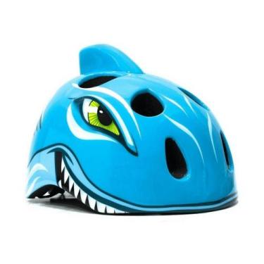 Imagem de Capacete absolute kids tubarao - tamanho g, Azul, UNI