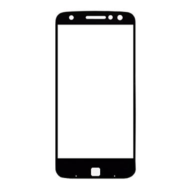 Imagem de DESHENG Peças sobressalentes para lentes de vidro externas com tela frontal para Motorola Moto Z / XT1650 (Preto) (Cor: Preto)
