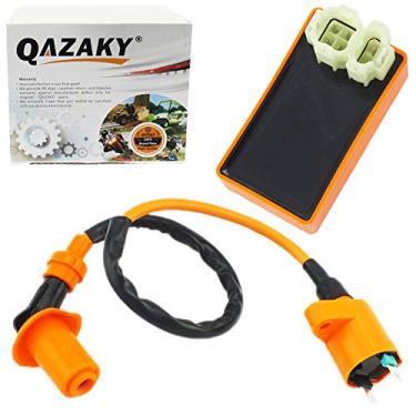 Imagem de Bobina de ignição QAZAKY Performance + CDI AC para motores GY6 50cc 60cc 80cc 110cc 125cc 150cc 4 tempos Scooter ATV Go Kart Moped Quad Pit Dirt Bike