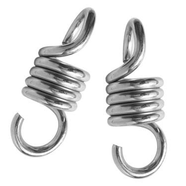 Imagem de MonkeyJack 2 peças de mola para cadeira de rede com capacidade de peso de 700 lbs para cadeiras para pendurar na varanda