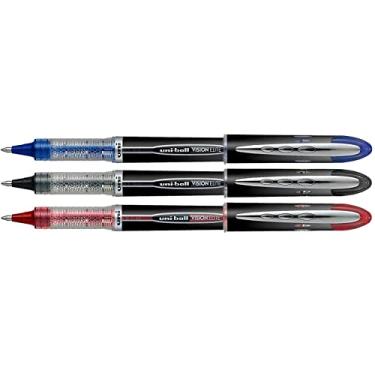 Imagem de Caneta Uni-ball Roller Vision Elite Ub-205 Preta Azul E Vermelha
