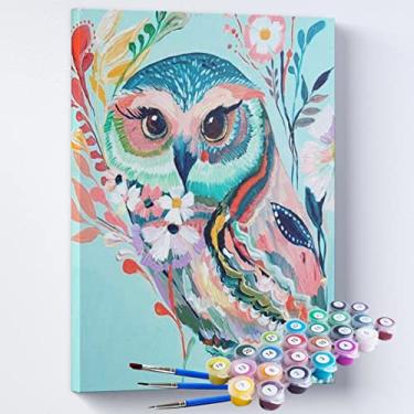 Imagem de MAUE ART STORE - Kit de Pintura Terapêutica - A Delicada Coruja