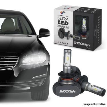 Imagem de Kit Ultra Led H1 H3 H7 H8 H11 H27 HB3-9005 HB4-9006 6000k 50W Shock Light