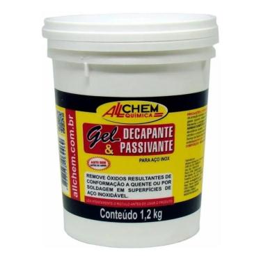 Imagem de Decapante Passivante Limpa Solda Gel Para Inox 1,2Kg Allchem