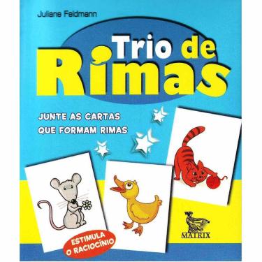 Imagem de Livro - Trio de Rimas - Junte As Cartas Que Formam Rimas - Juliane Feldmann