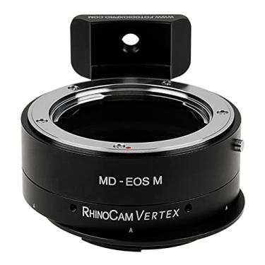 Imagem de Adaptador de costura rotativa RhinoCam Vertex, compatível com lente SLR Minolta Rokkor (SR/MD/MC) para câmeras sem espelho de montagem Canon EOS M (EF-M)